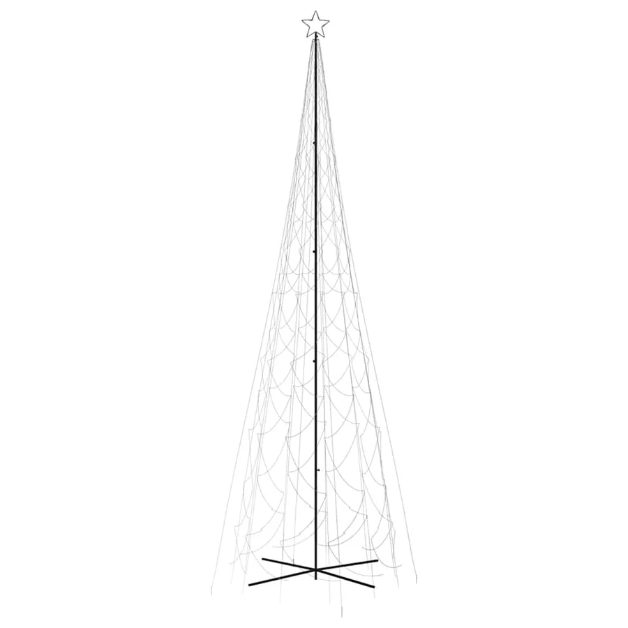 Arbre de Noël cône 3000 LED Blanc froid 230x800 cm - 3