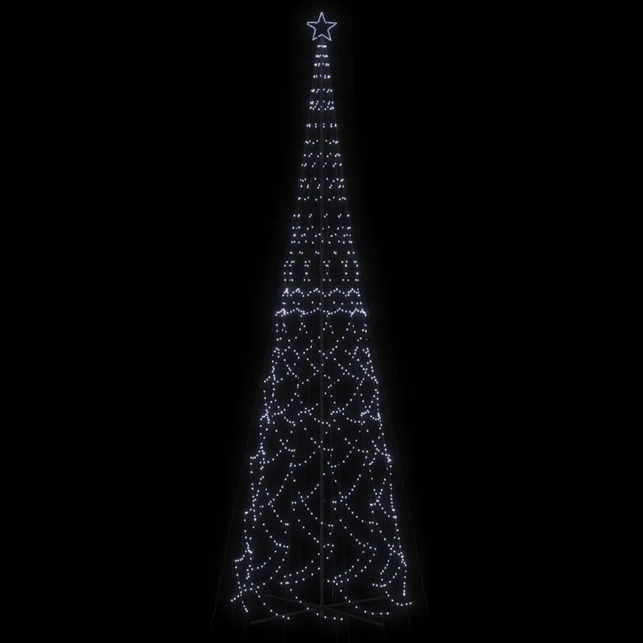 Arbre de Noël cône 3000 LED Blanc froid 230x800 cm - 4