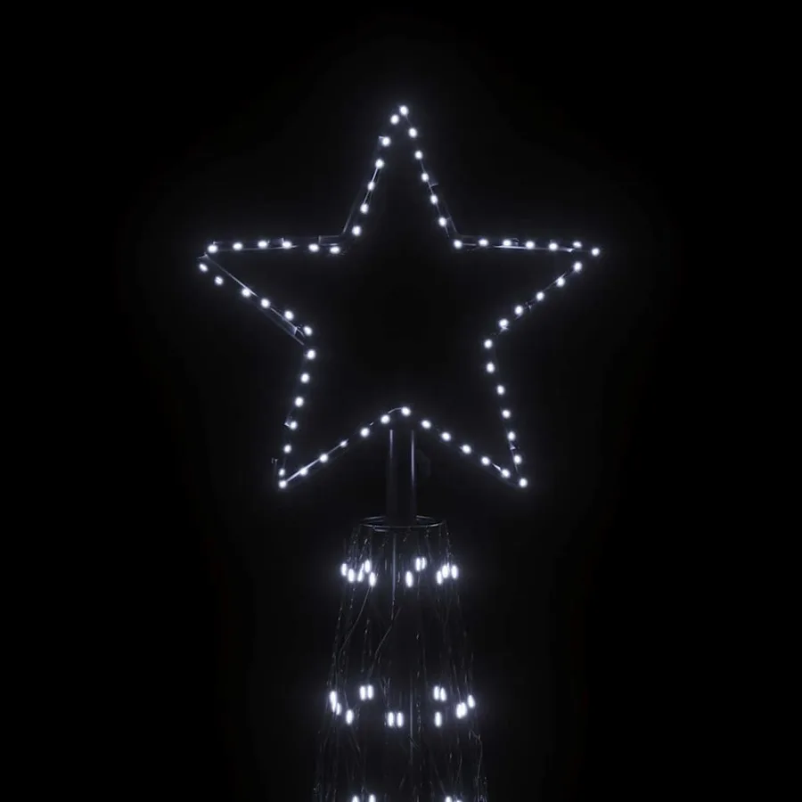 Arbre de Noël cône 3000 LED Blanc froid 230x800 cm - 5