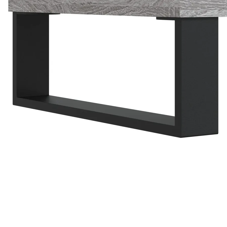 Table basse Sonoma gris 90x50x36,5 cm Bois d'ingénierie - 10