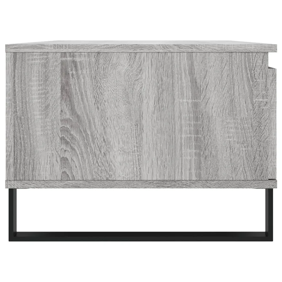 Table basse Sonoma gris 90x50x36,5 cm Bois d'ingénierie - 7