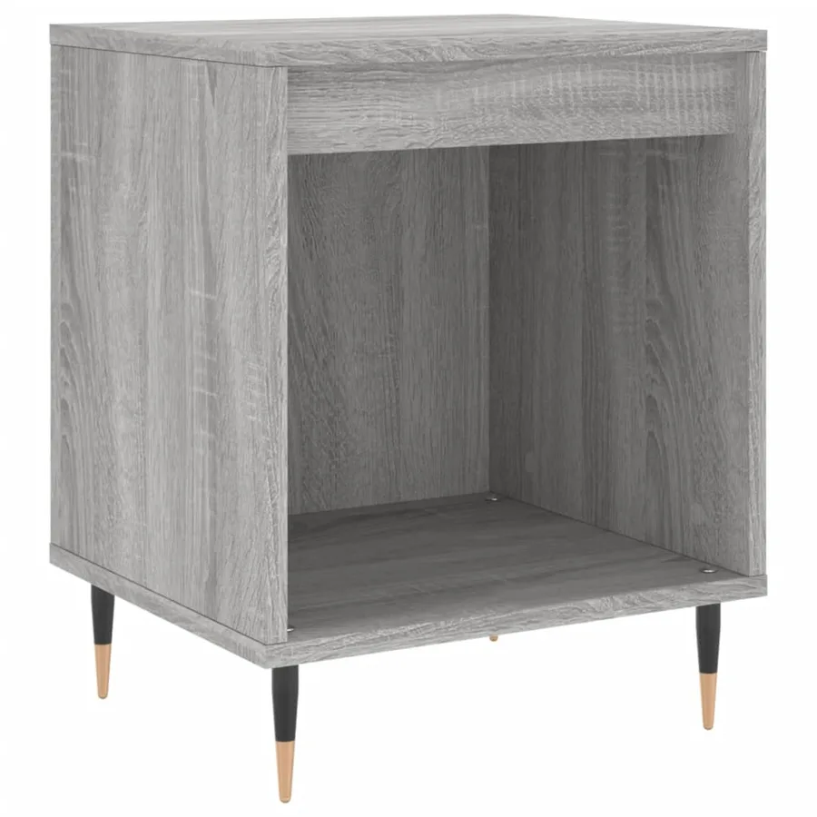 Tables de chevet 2 pcs sonoma gris 40x35x50 cm bois ingénierie - 4