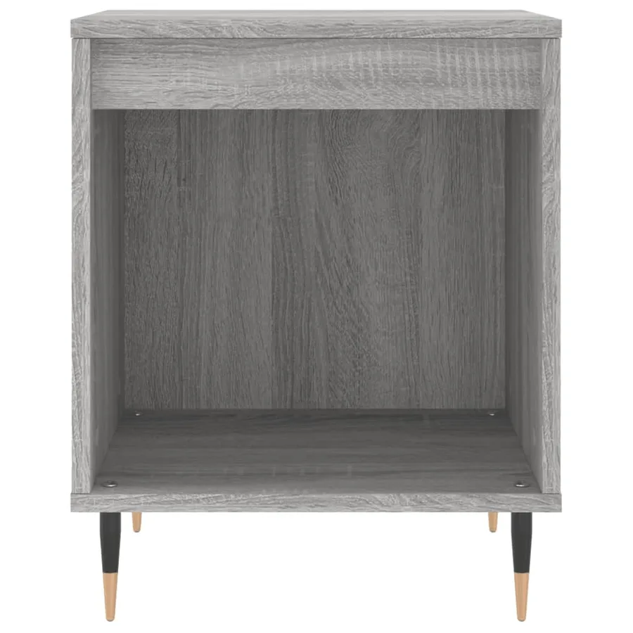 Tables de chevet 2 pcs sonoma gris 40x35x50 cm bois ingénierie - 5