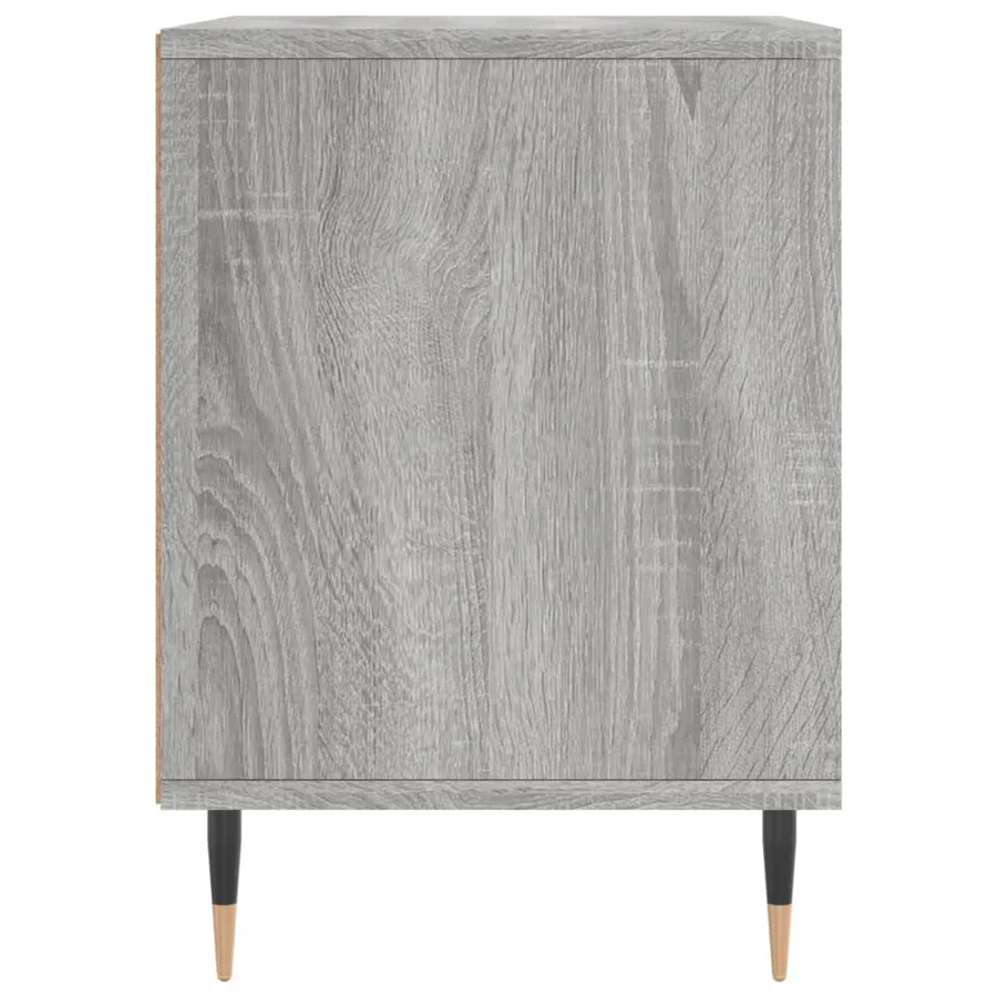 Tables de chevet 2 pcs sonoma gris 40x35x50 cm bois ingénierie - 6