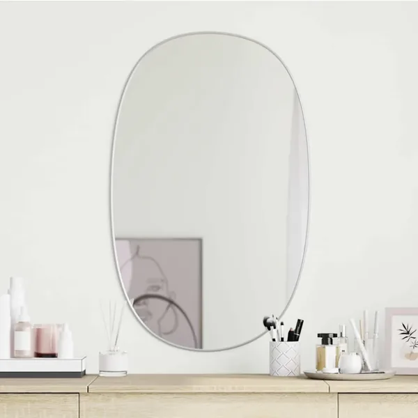 Miroir mural Argenté 80x50 cm