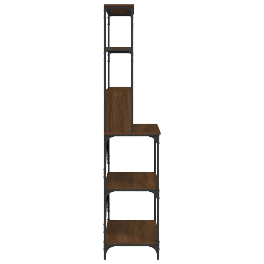 Support de boulanger à 6 niveaux chêne marron 90x40x180 cm - 5