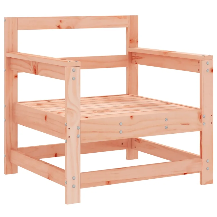 Chaises de jardin lot de 2 cm bois massif douglas - 3