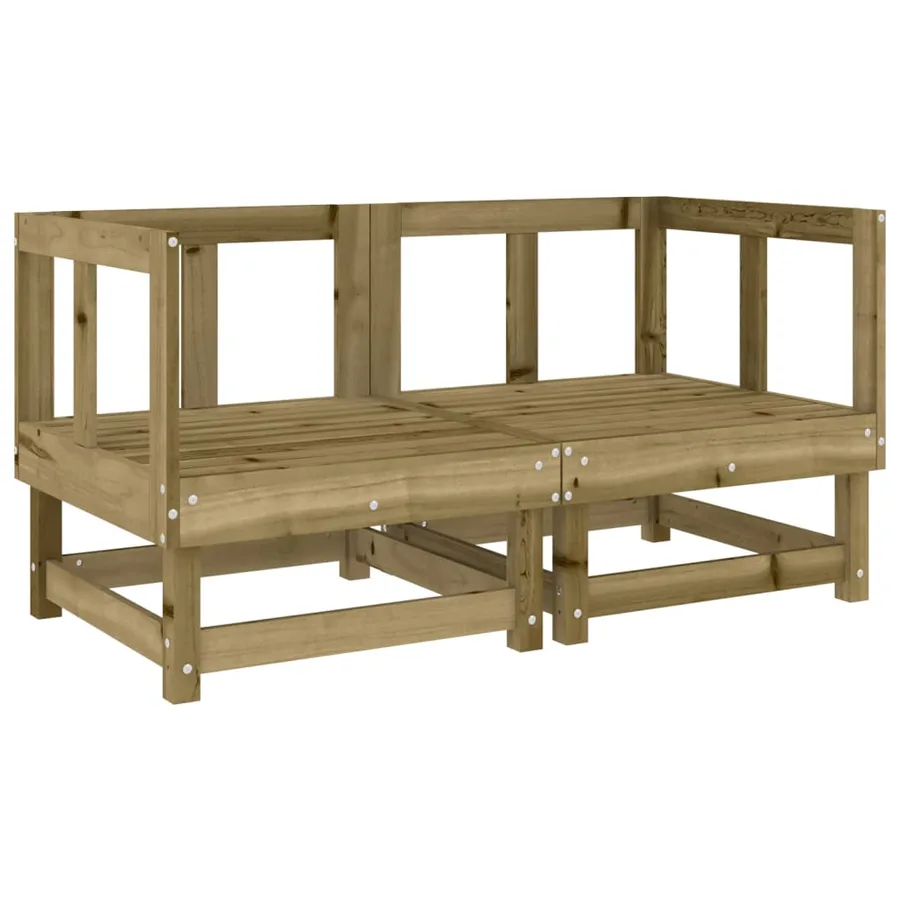 Salon de jardin 6 pcs bois de pin imprégné - 3