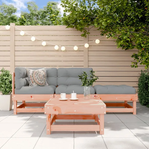 Salon de jardin 4 pcs bois massif douglas