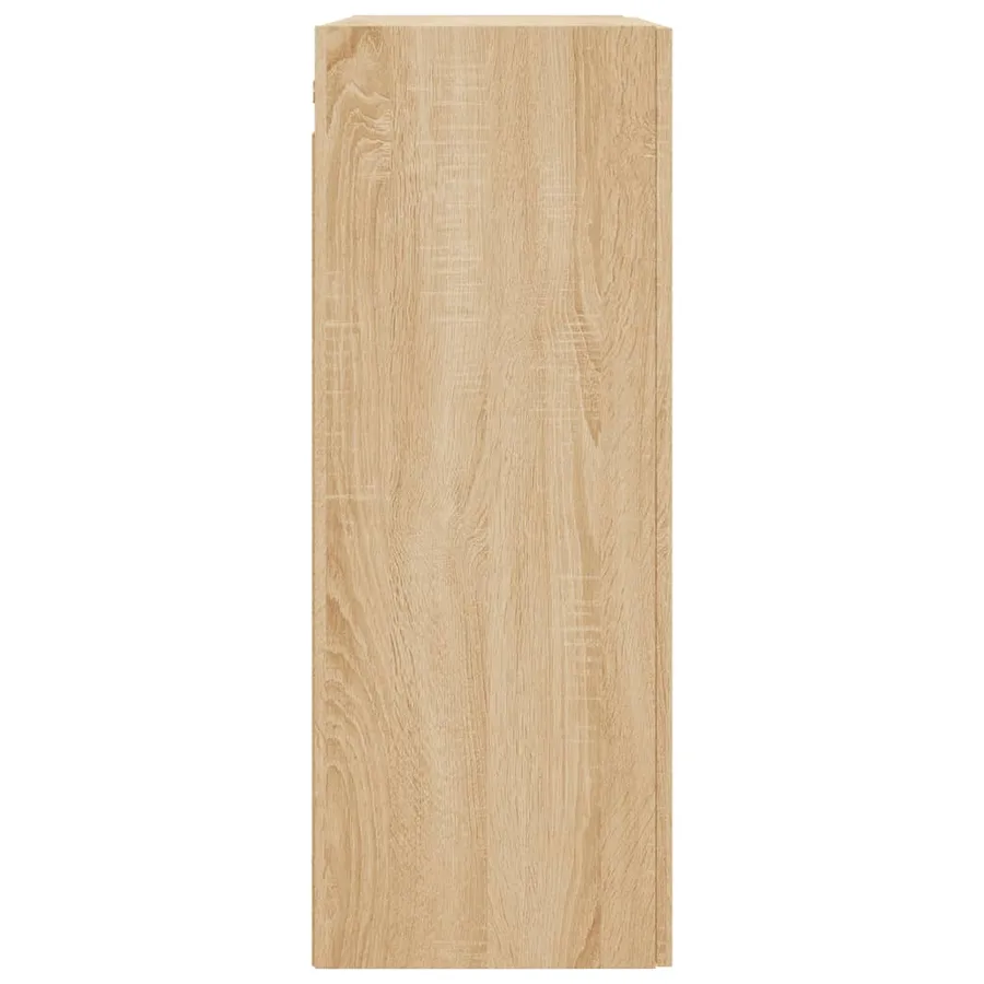 Armoire murale chêne sonoma 69,5x34x90 cm bois d'ingénierie - 8