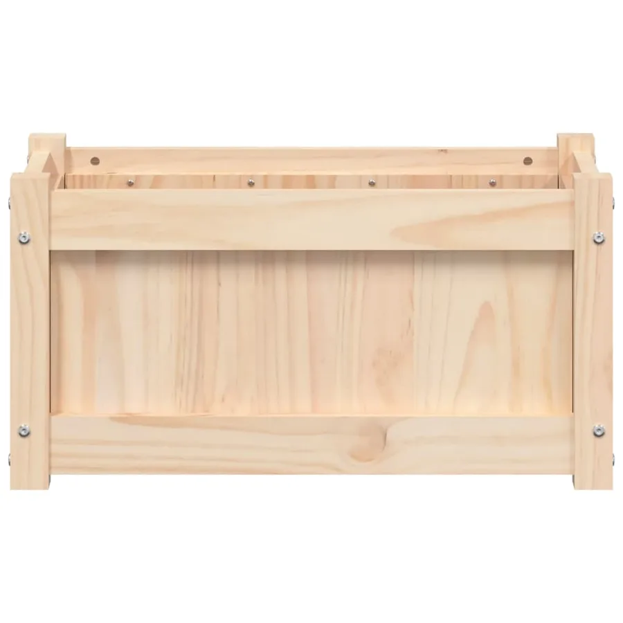 Jardinière d'extérieur 60x31x31 cm bois de pin massif - 5