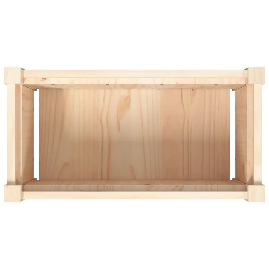 Jardinière d'extérieur 60x31x31 cm bois de pin massif - 8