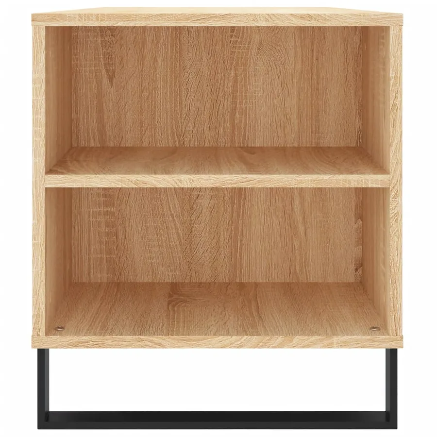 Table basse chêne sonoma 102x44,5x50 cm bois d'ingénierie - 7