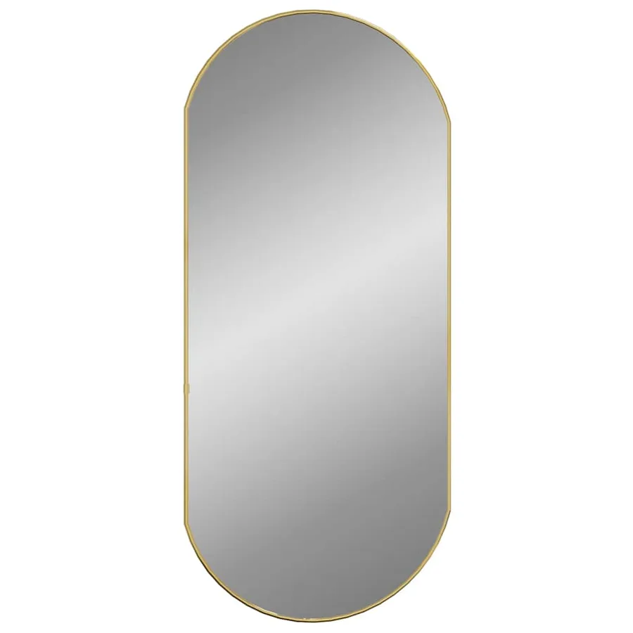 Miroir mural Doré 90x40 cm Ovale - 2