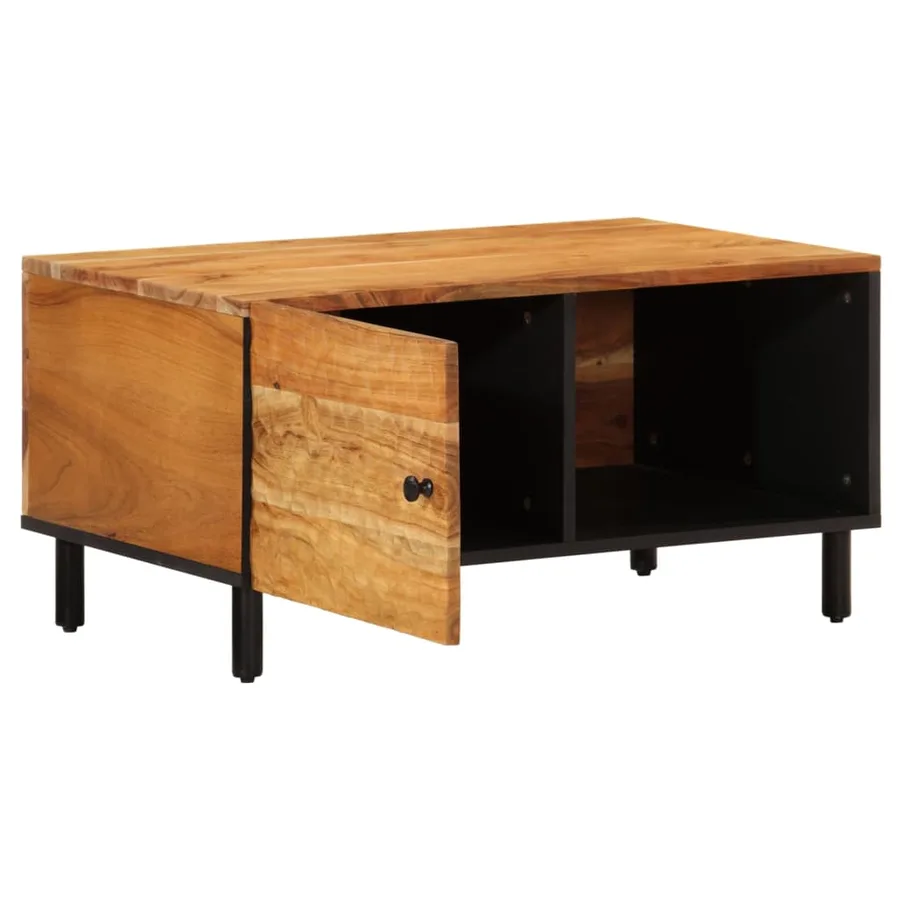 Table basse 80x50x40 cm bois massif d'acacia - 4