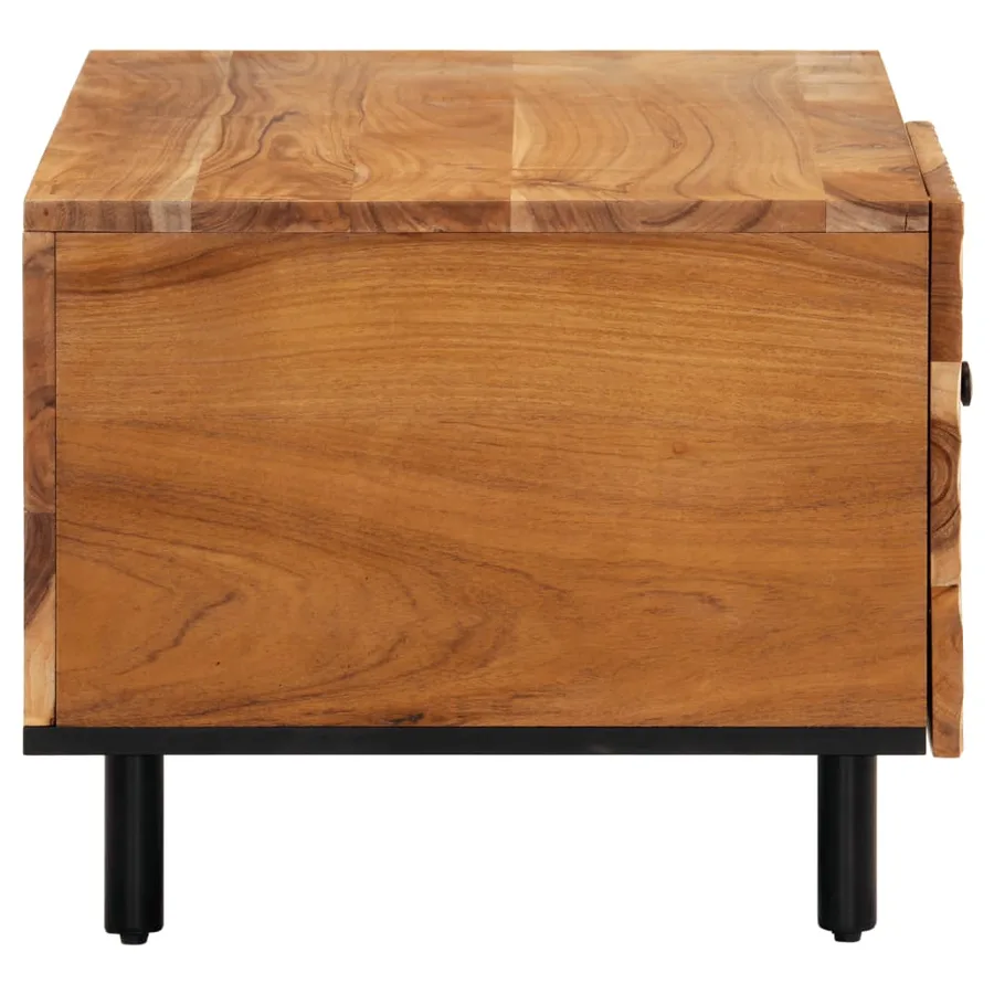 Table basse 80x50x40 cm bois massif d'acacia - 6