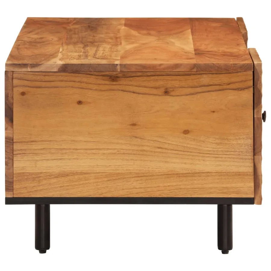 Table basse 100x54x40 cm bois massif d'acacia - 6