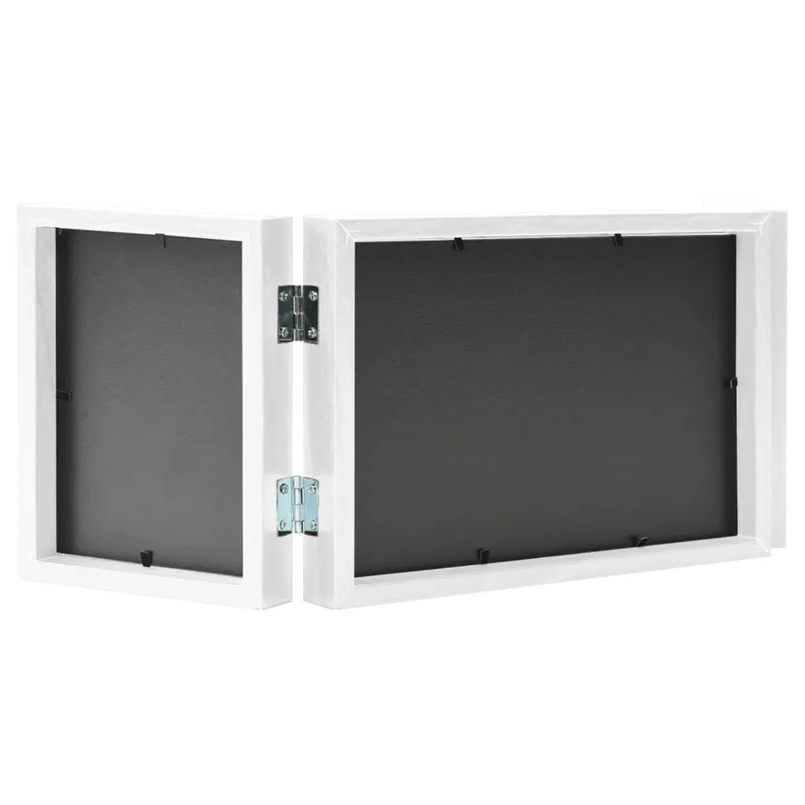 Cadre photo dépliable Blanc 28x18 cm+2x(13x18 cm) - 3