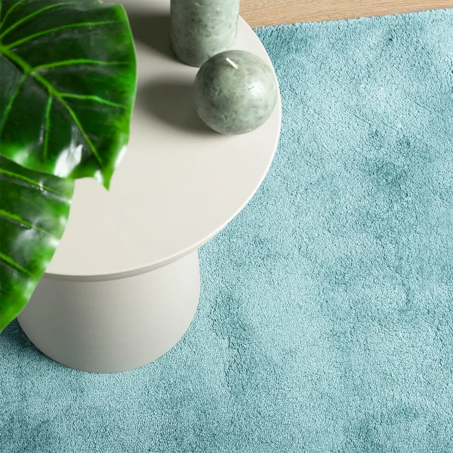 Tapis OVIEDO à poils courts vert 80x200 cm - 7
