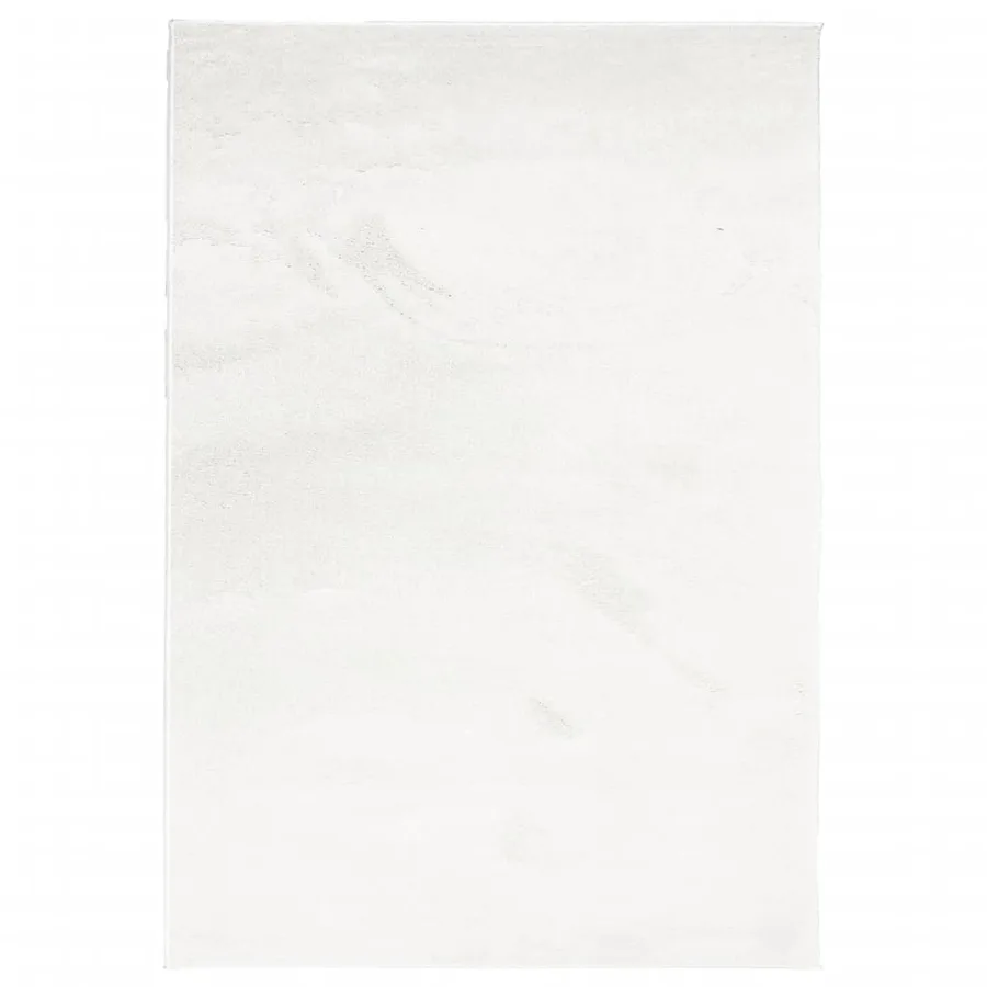 Tapis OVIEDO à poils courts crème 160x230 cm - 2