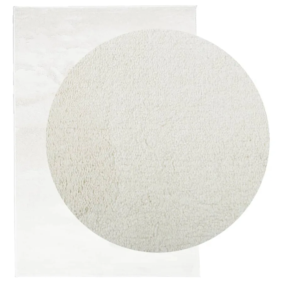 Tapis OVIEDO à poils courts crème 160x230 cm - 3