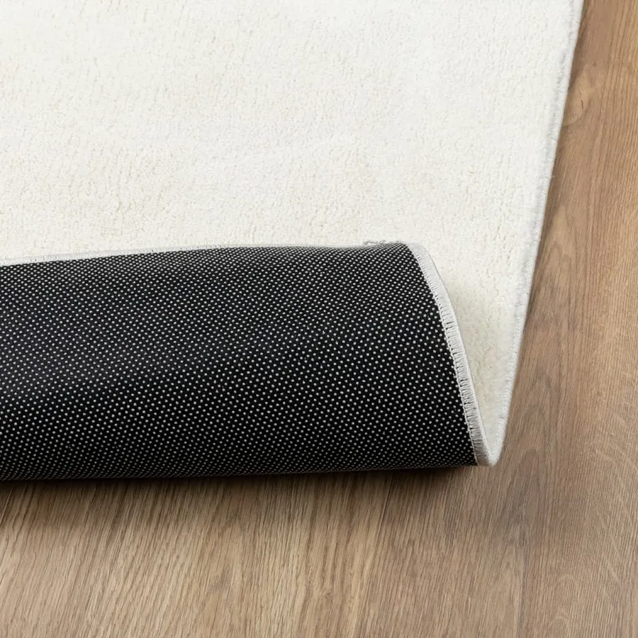Tapis OVIEDO à poils courts crème 160x230 cm - 5