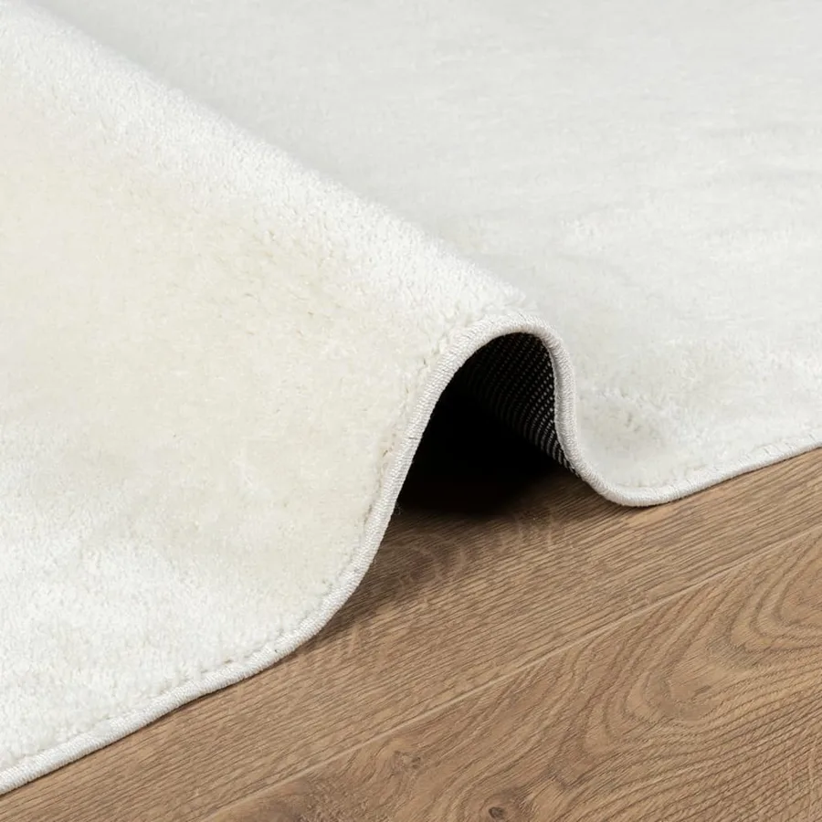 Tapis OVIEDO à poils courts crème 160x230 cm - 6