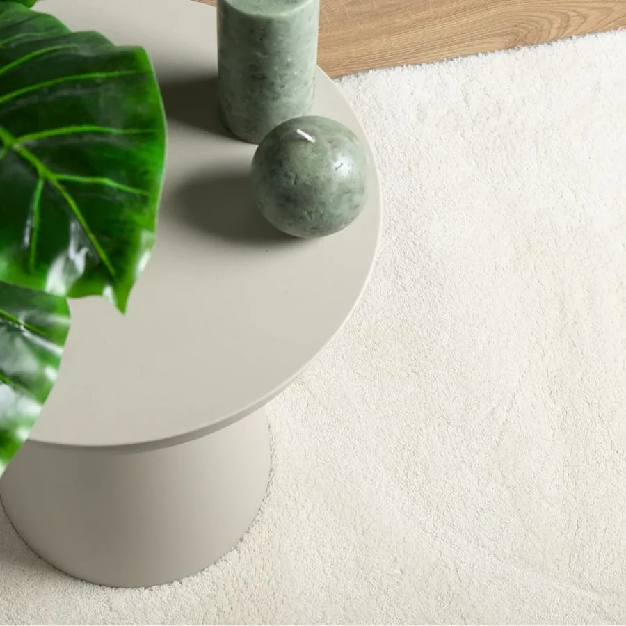 Tapis OVIEDO à poils courts crème 160x230 cm - 7