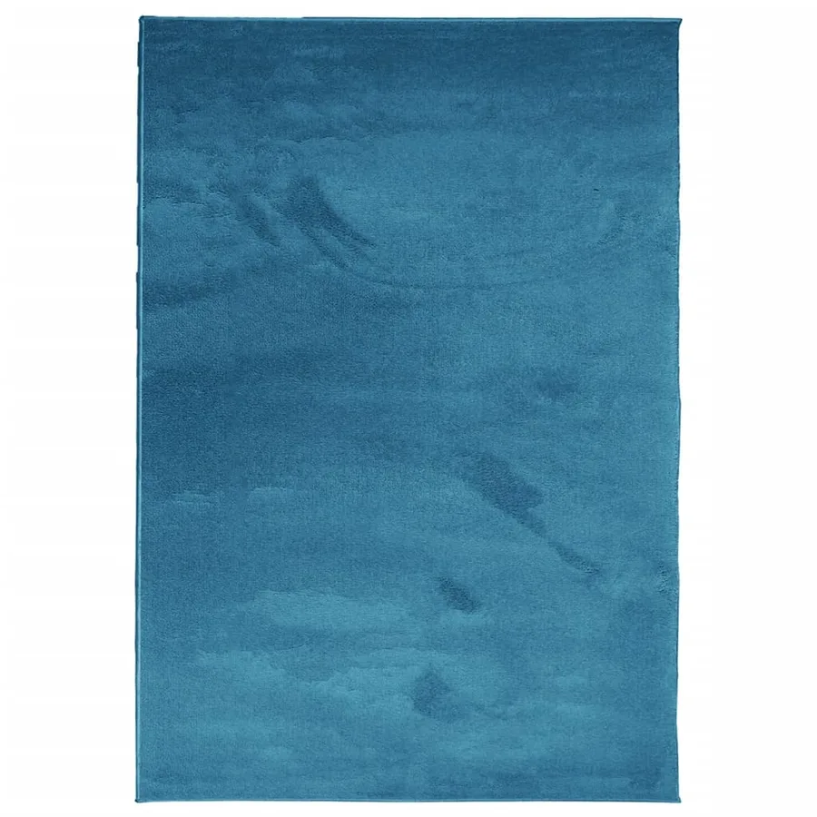 Tapis OVIEDO à poils courts turquoise 200x280 cm - 2
