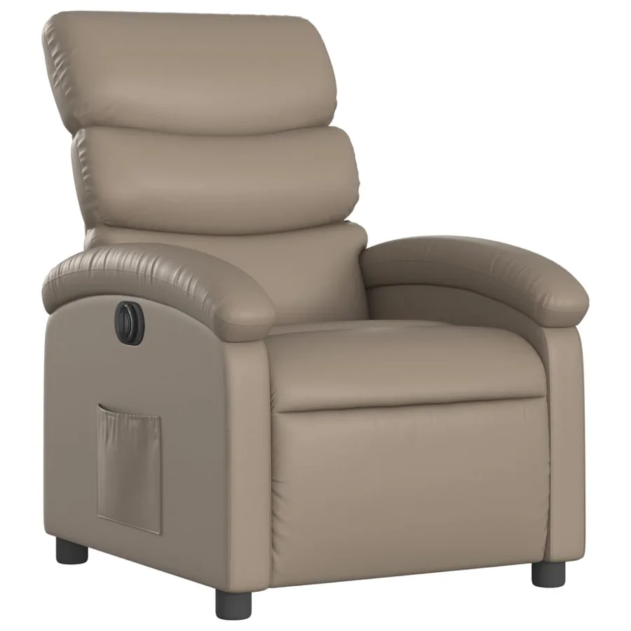 Fauteuil inclinable électrique Cappuccino Similicuir - 4