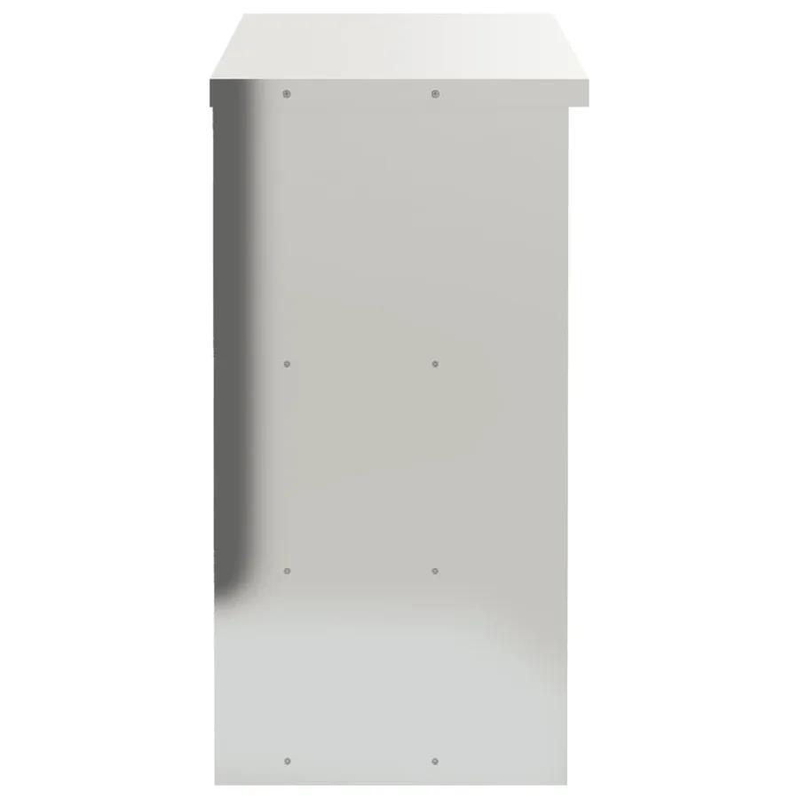 Armoire murale de cuisine avec étagères acier inoxydable - 6