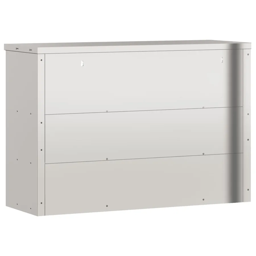 Armoire murale de cuisine avec étagères acier inoxydable - 7