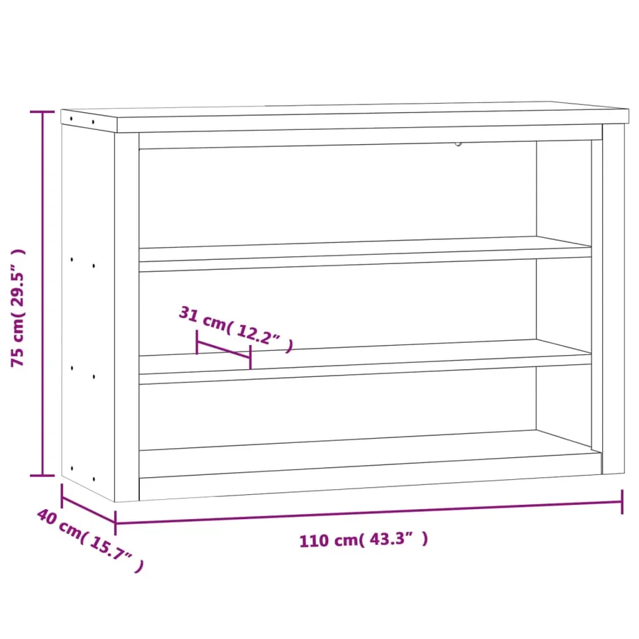 Armoire murale de cuisine avec étagères acier inoxydable - 9