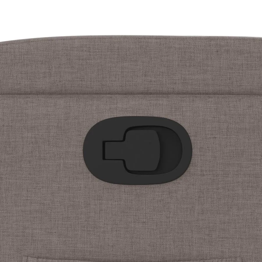 Fauteuil inclinable taupe tissu - 12