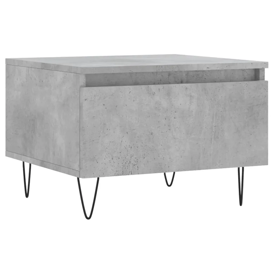 Tables basses 2 pcs gris béton 50x46x35 cm bois d'ingénierie - 5