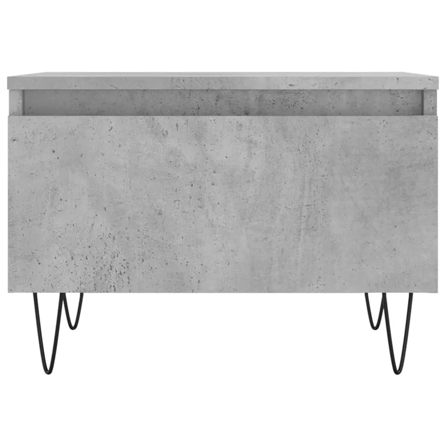 Tables basses 2 pcs gris béton 50x46x35 cm bois d'ingénierie - 6