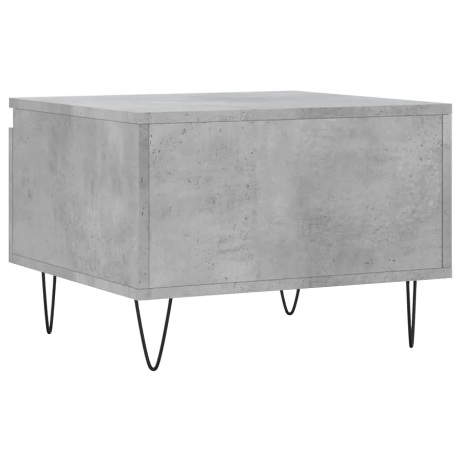 Tables basses 2 pcs gris béton 50x46x35 cm bois d'ingénierie - 9