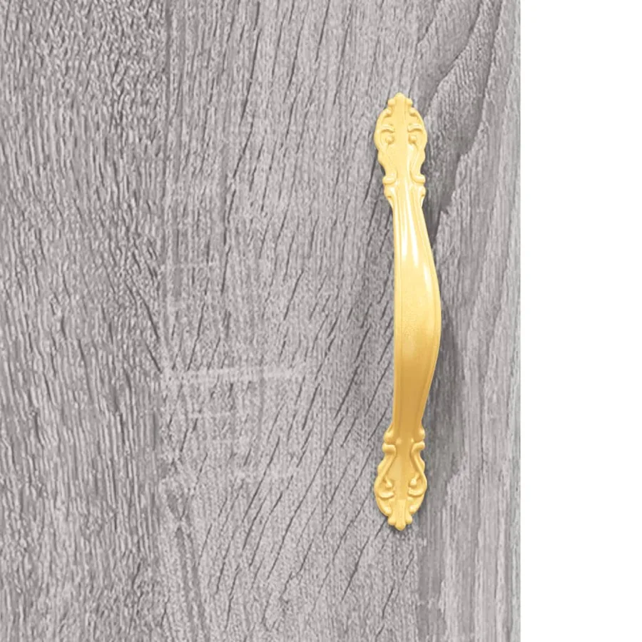 Buffet haut Sonoma gris 69,5x34x180 cm Bois d'ingénierie - 7