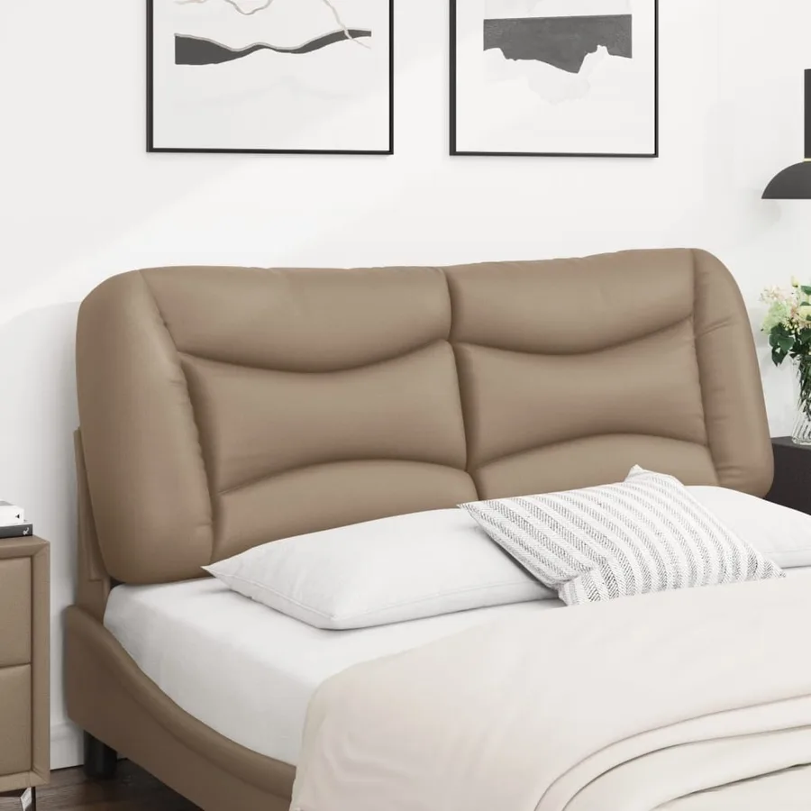 Coussin de tête de lit Hvar cappuccino 120 cm similicuir - 3
