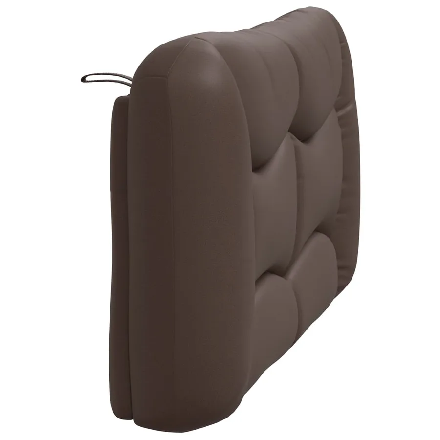 Coussin de tête de lit Hvar marron 140 cm similicuir - 6