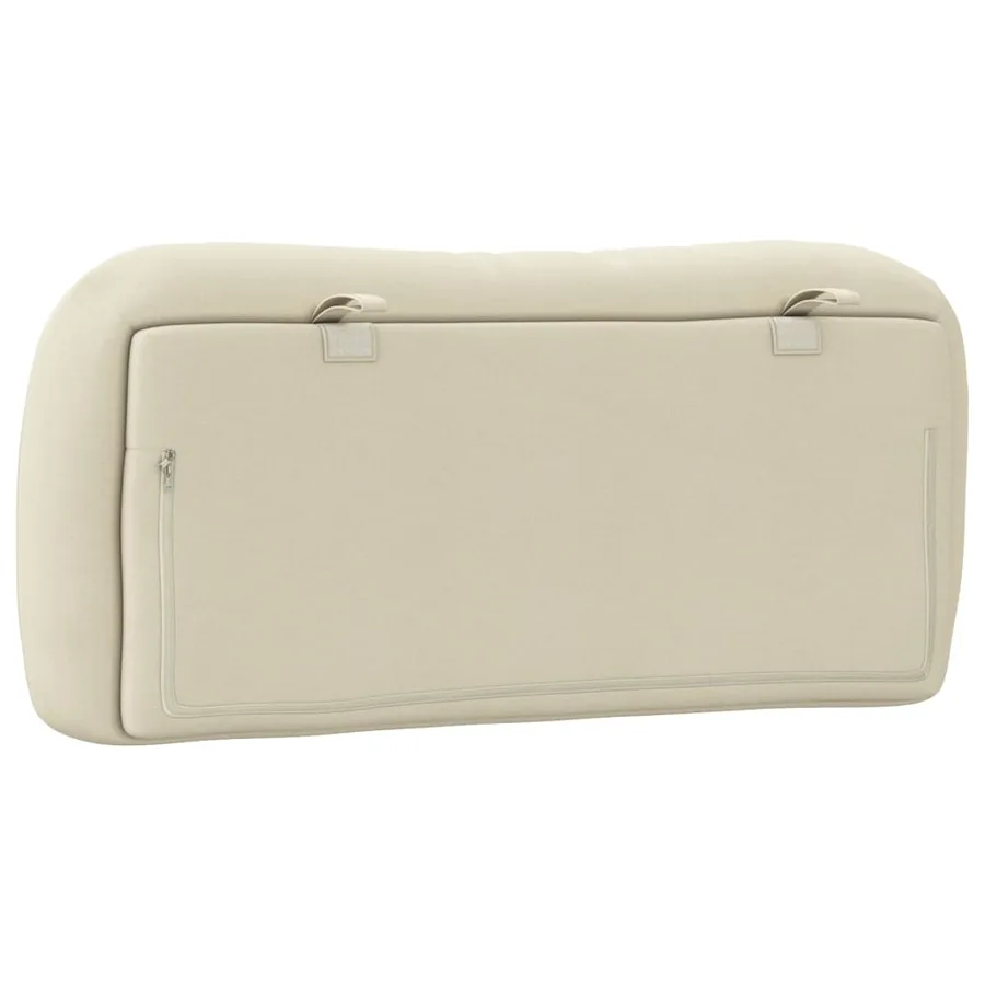 Coussin de tête de lit Hvar crème 80 cm tissu - 7
