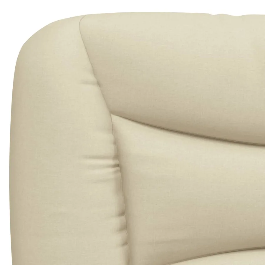 Coussin de tête de lit Hvar crème 80 cm tissu - 8