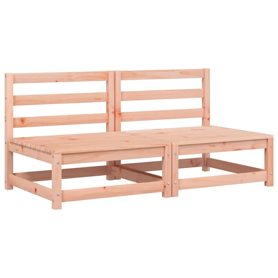 Canapés de jardin sans accoudoirs avec coussins 2 pcs - 4