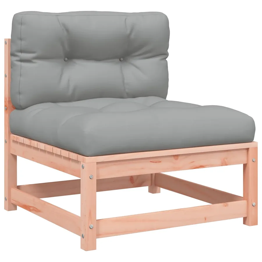 Canapés de jardin sans accoudoirs avec coussins 2 pcs - 5
