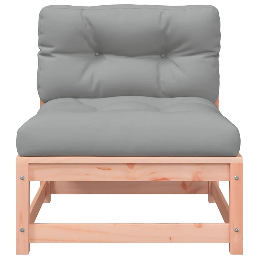 Canapés de jardin sans accoudoirs avec coussins 2 pcs - 6