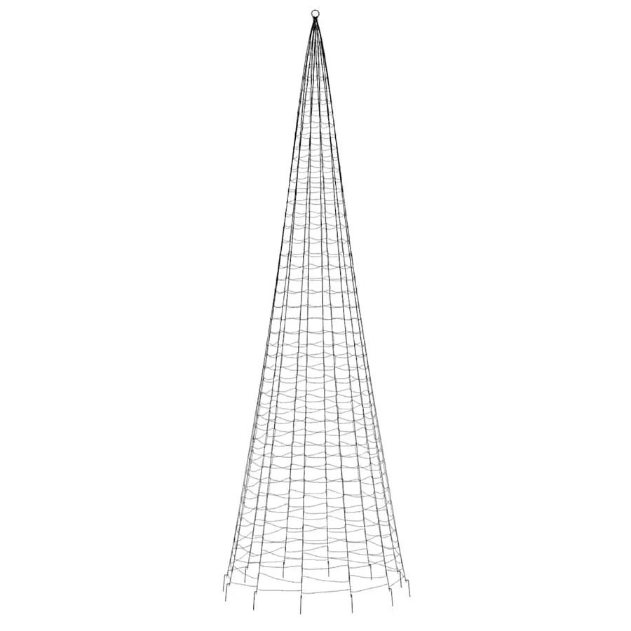 Sapin de Noël à LED 1534 LED bleu 500 cm - 5