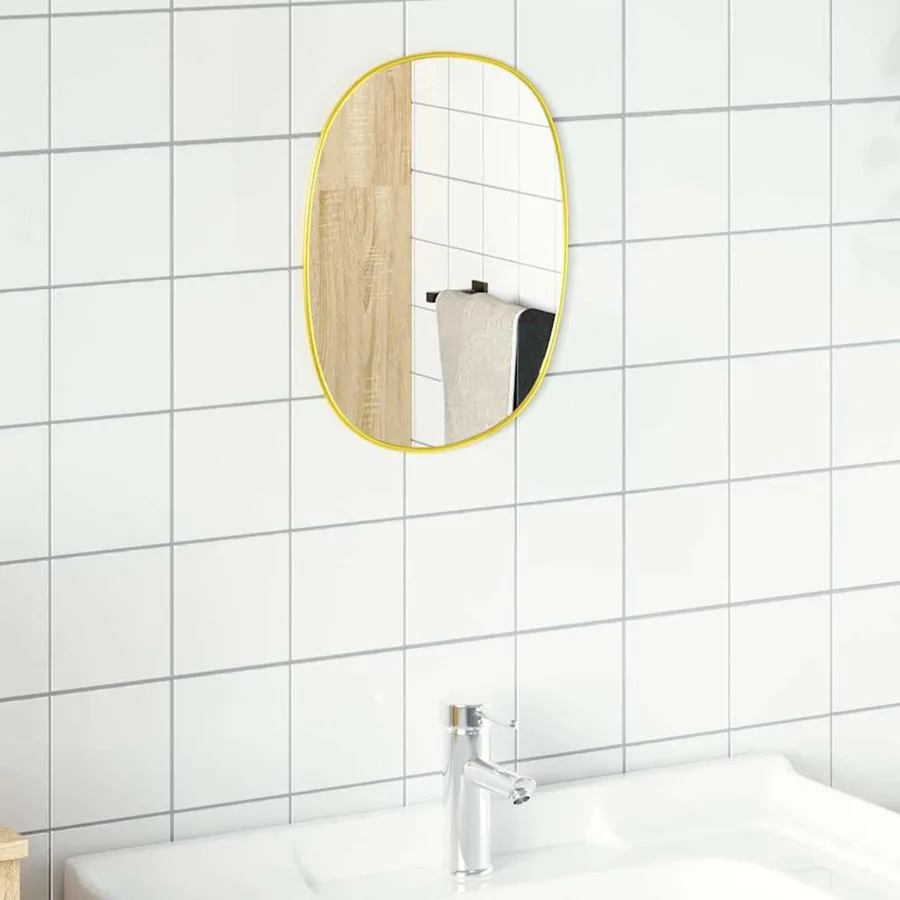 Miroir mural Doré 30x25 cm - 3