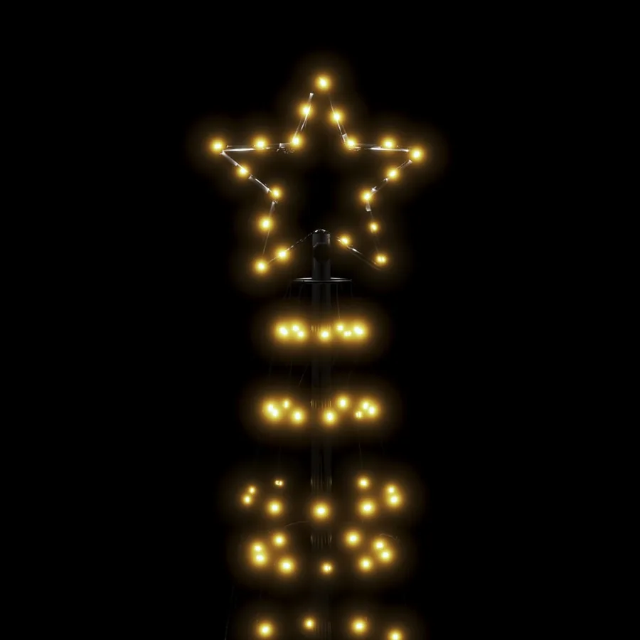 Sapin de Noël à LED avec piquets 570 LED blanc chaud 300 cm - 6