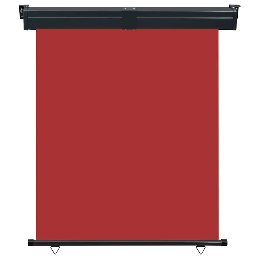 Auvent latéral de balcon 145x250 cm Rouge - 2