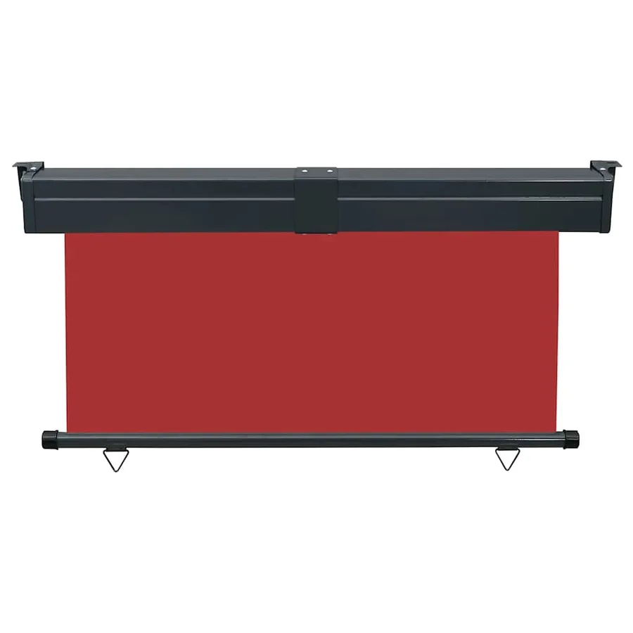 Auvent latéral de balcon 145x250 cm Rouge - 4